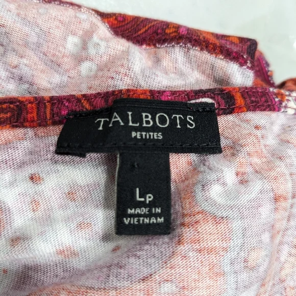 Talbots Wrap Top PL LP Classic #1010 - Picture 2 of 7